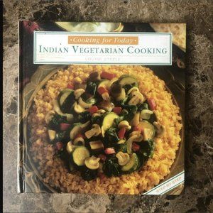 🔥 5/$50 INDIAN VEGETARIAN COOKING by Louisa Steel Hardcover Cookbook Recipes